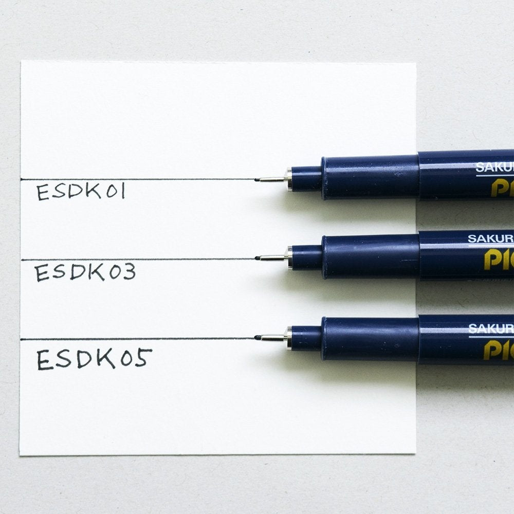 Sakura Crepas Water-Based Marker Pigma Set - SCOOBOO - ESDK-3A - Fineliner