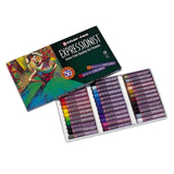 Sakura Expressionist Oil Pastels, Set Of 50 Assorted Colors - SCOOBOO - XLP-50 - Oil Pastels