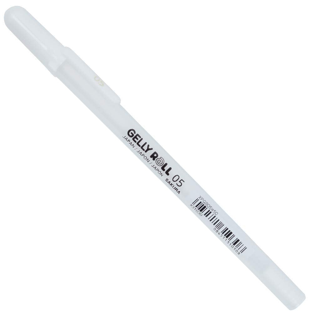 Sakura Gelly Roll Classic 05 White Pen - SCOOBOO - XPGB08#50 - Gel Pens