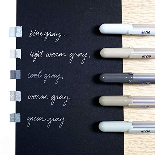 SAKURA Gelly Roll Moonlight 0.5mm Gel Pens - SCOOBOO - XPGB-5ML - Gel Pens