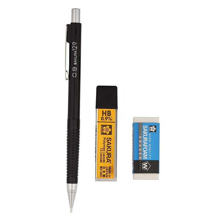 Sakura HB Pencil Lead & Eraser Combo Pack - SCOOBOO - XS-129HBVP - Mechanical Pencil