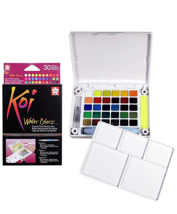 Sakura Koi Watercolour Field Pocket sketch box - SCOOBOO - Water Colors