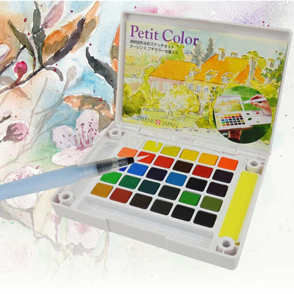 Sakura Koi Watercolour Field Pocket sketch box - SCOOBOO - sakura-koi-watercolor-72 - Water Colors