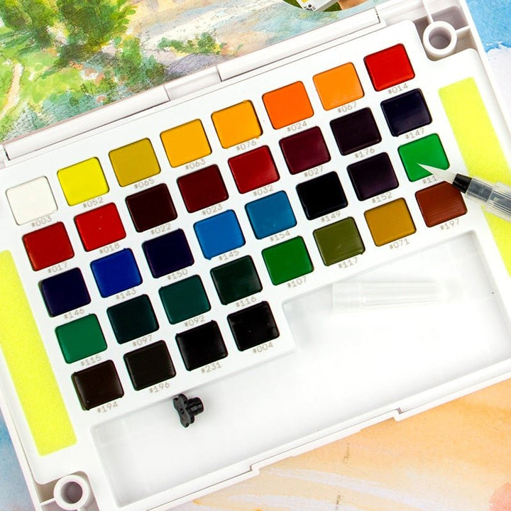 Sakura Koi Watercolour Field Pocket sketch box - SCOOBOO - sakura-koi-watercolor-72 - Water Colors