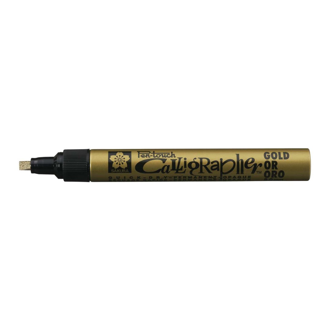 Sakura Pentouch Calligrapher 5mm Gold - SCOOBOO - XPFK-C#51 - Calligraphy PenS