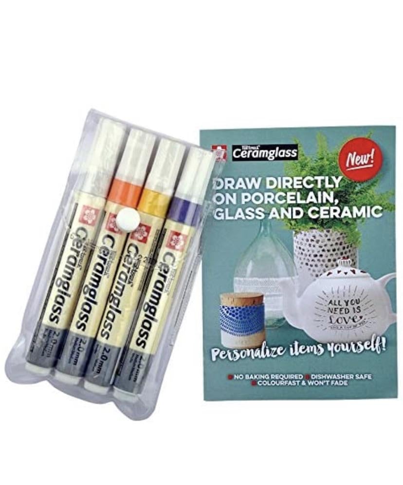 Sakura Pentouch Creamglass Marker - SCOOBOO - XCGK-M4B - White-Board & Permanent Markers