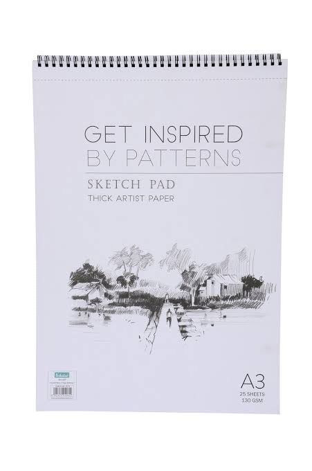 Scholar Get Inspired By Patterns Sketch Pad A3 - SCOOBOO - Sketch Pad