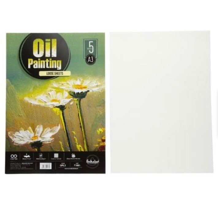 Scholar Oil Painting Loose Sheets - SCOOBOO - OPL3 - Loose Sheets