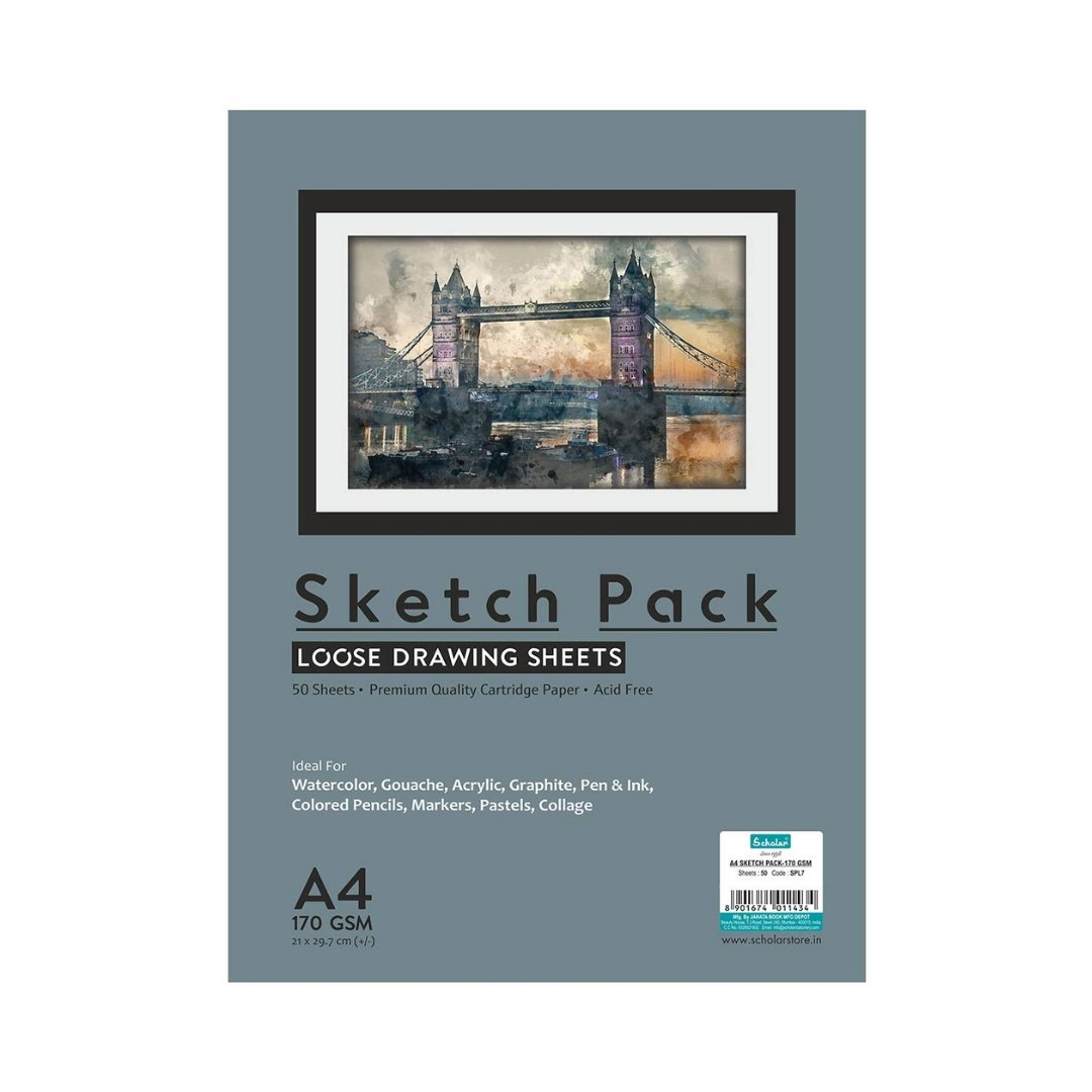 Scholar Sketch Pack - Loose Sheets - SCOOBOO - SPL7 - Loose Sheets