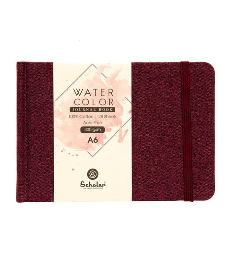 Scholar Watercolor Journal 300 GSM - SCOOBOO - WJ1 - Watercolour Pads & Sheets