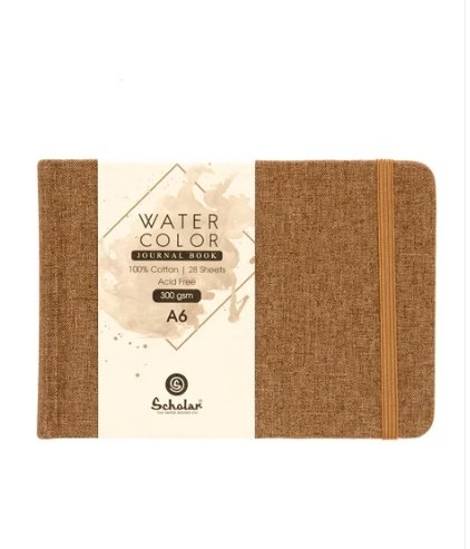 Scholar Watercolor Journal 300 GSM - SCOOBOO - WJ1 - Watercolour Pads & Sheets