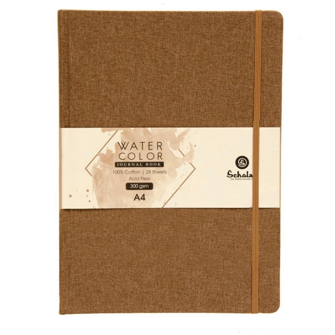 Scholar Watercolor Journal 300 GSM - SCOOBOO - WJ4 - Watercolour Pads & Sheets