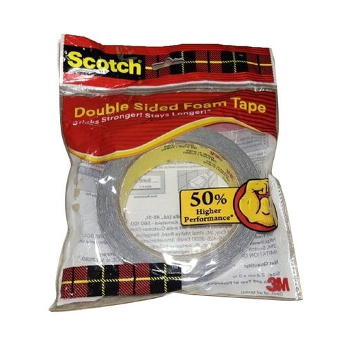 Scotch Double Sided Foam Tape - SCOOBOO - Masking & Decoration Tapes