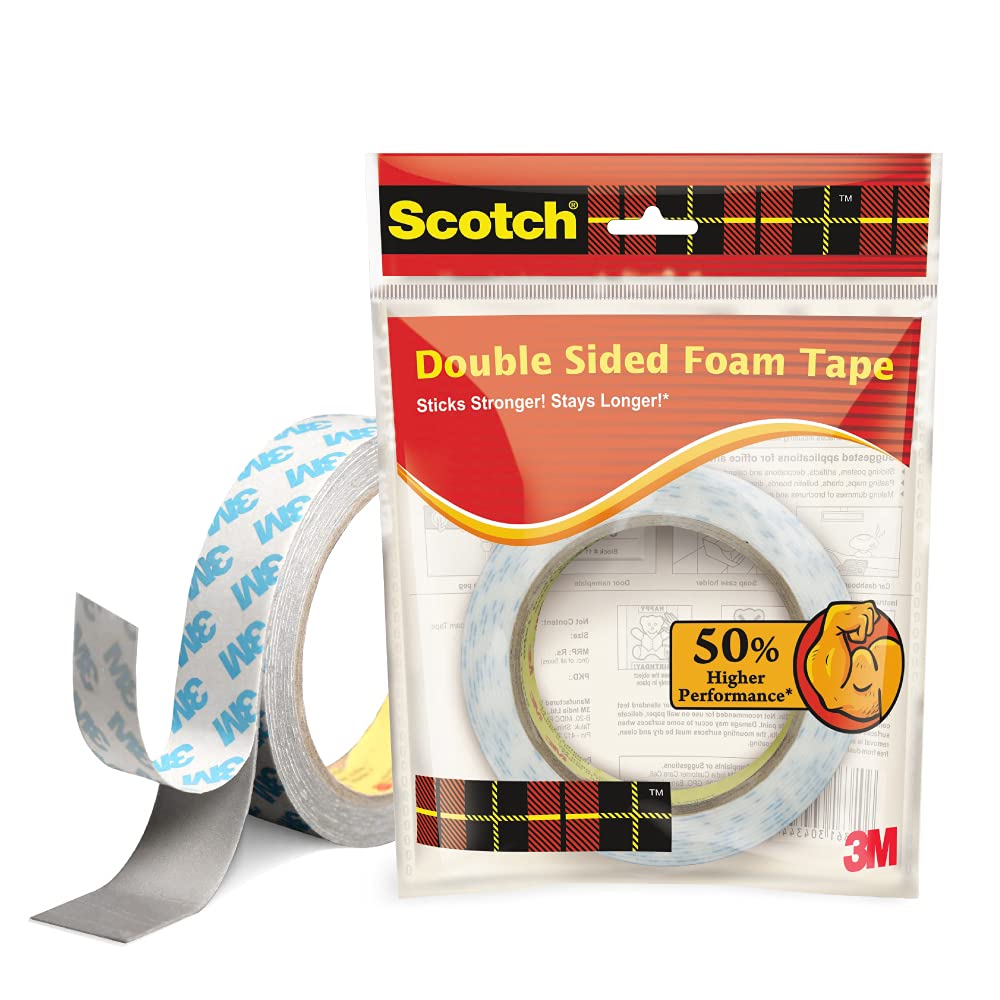 Scotch Double Sided Foam Tape - SCOOBOO - Masking & Decoration Tapes