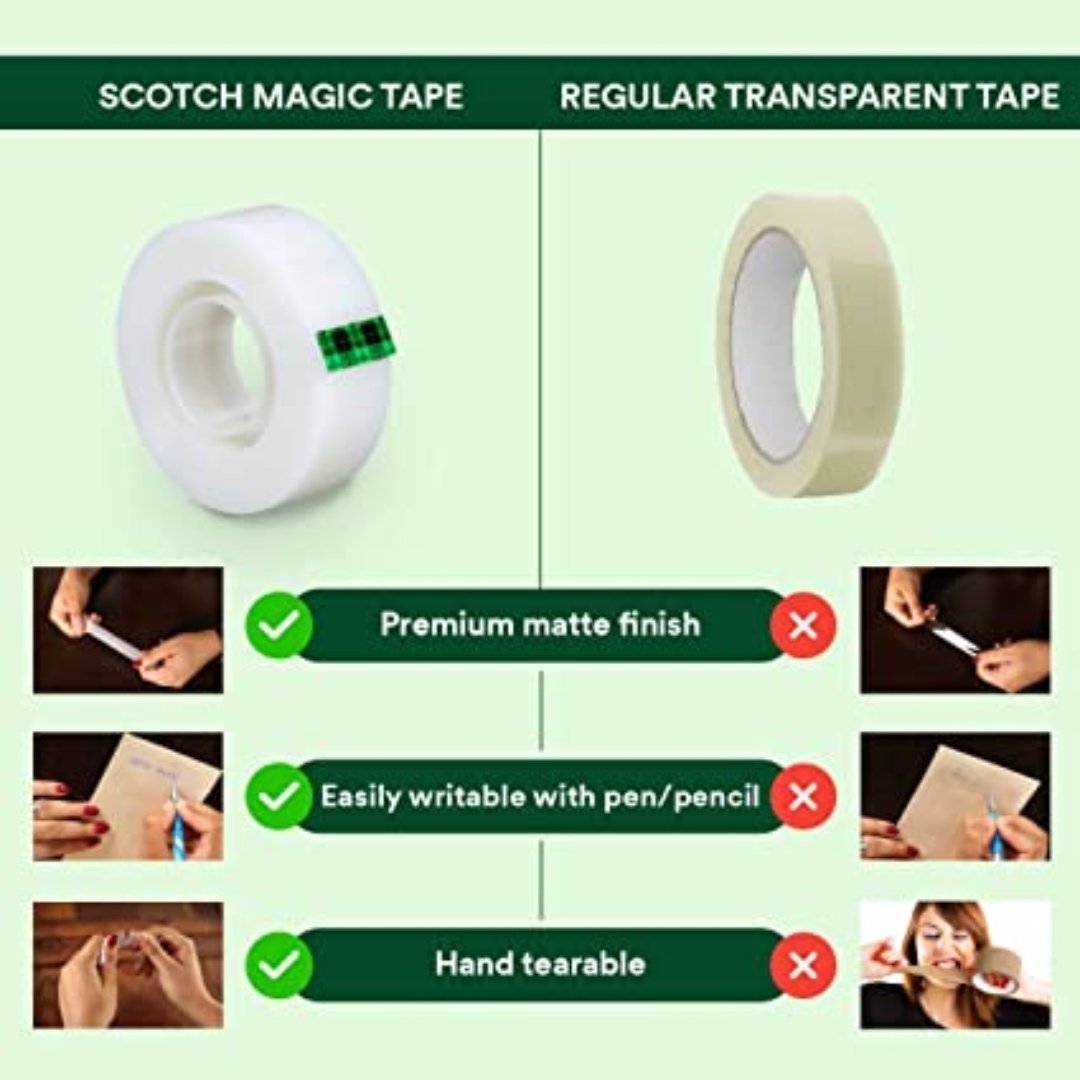 Scotch magic Tape Combi pack 3M - SCOOBOO - 230110 - Tape Dispenser