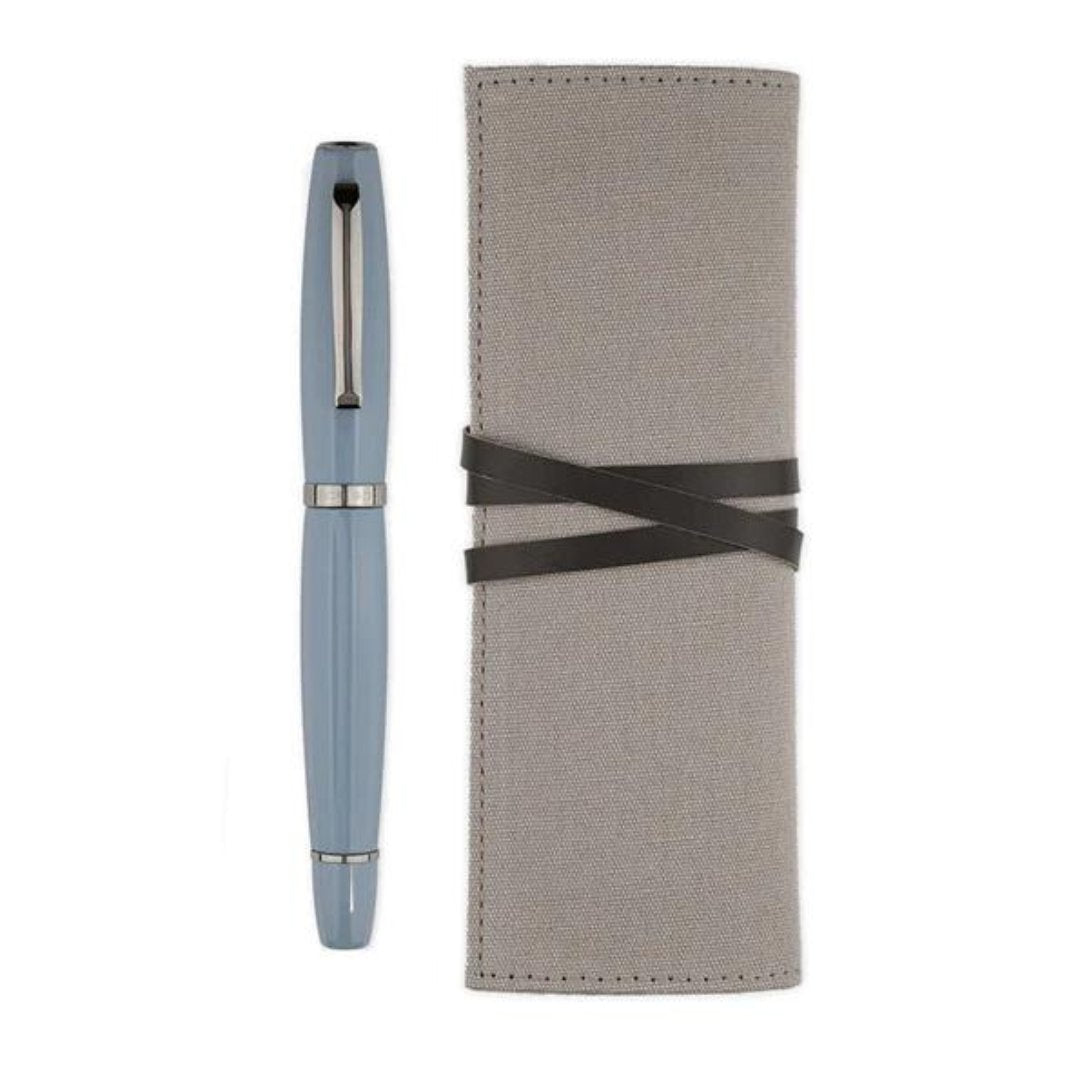 Scribo Fountain Pen - Feel 18k Grey Blue - SCOOBOO - FEGRBLB - Fountain Pen