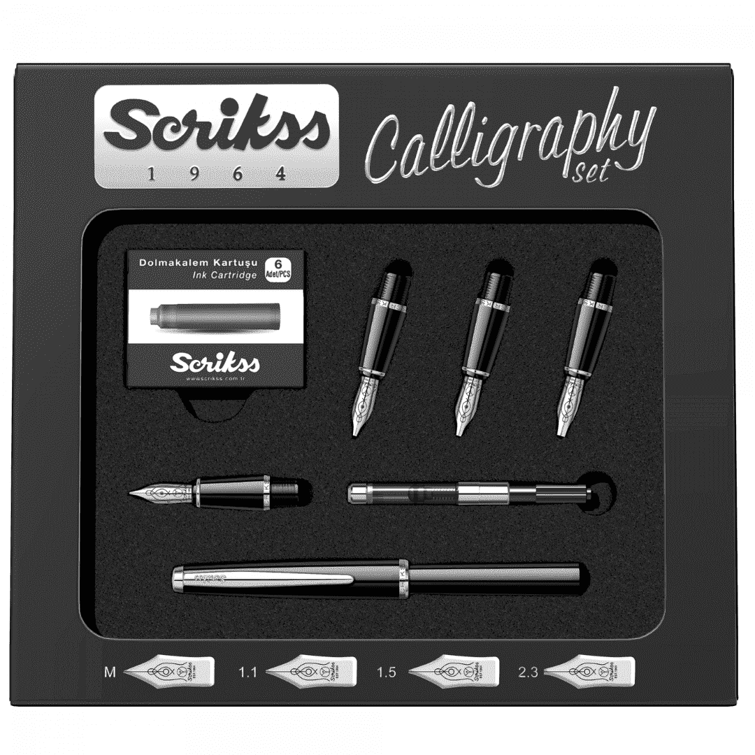 Scrikss Calligraphy Set FP - SCOOBOO - 75002 - calligraphy pens