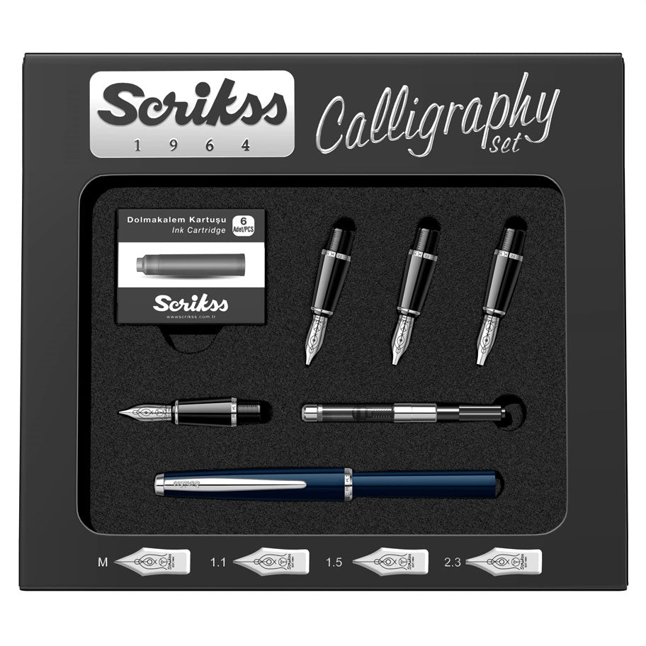 Scrikss Calligraphy Set FP - SCOOBOO - 76115 - calligraphy pens