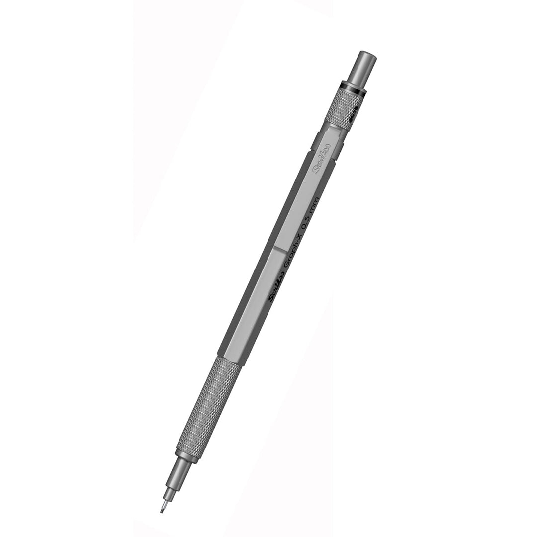 Scrikss Graph-X Matte Black Mechanical Pencil -0.5mm - SCOOBOO - 71301 - Mechanical Pencil