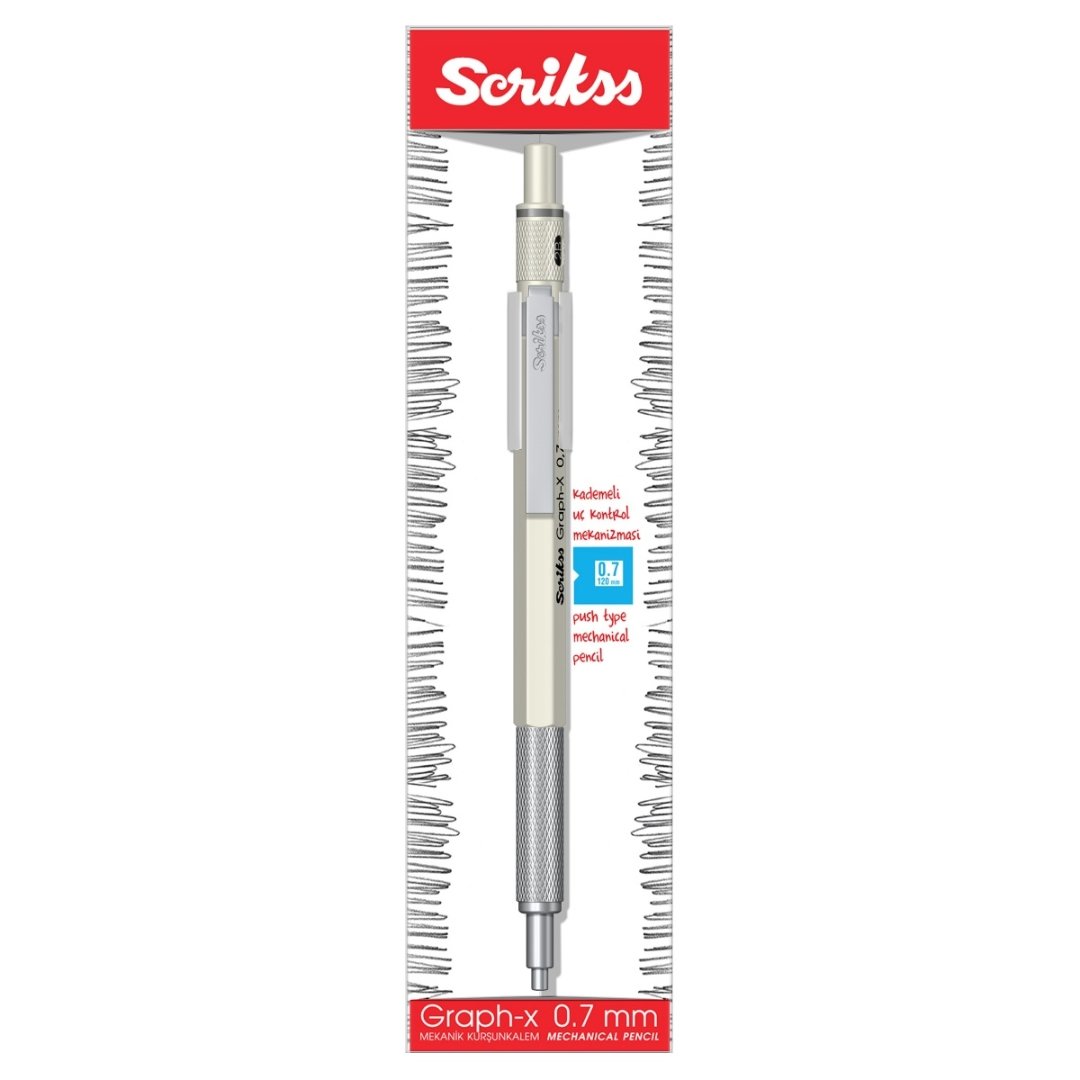 Scrikss Graph-X Mechanical Pencil 0.7mm - SCOOBOO - 71332 - Mechanical Pencils