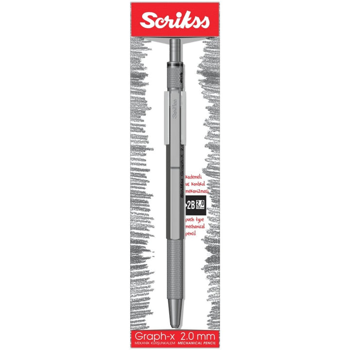 Scrikss Graph-X Mechanical Pencil 2MM - SCOOBOO - 66338 - Mechanical Pencil
