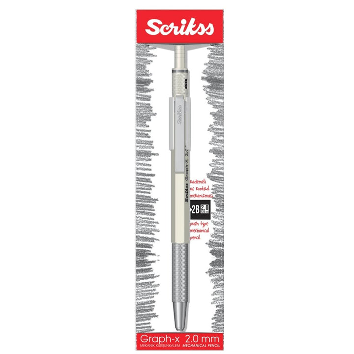 Scrikss Graph-X Mechanical Pencil 2MM - SCOOBOO - 66338 - Mechanical Pencil