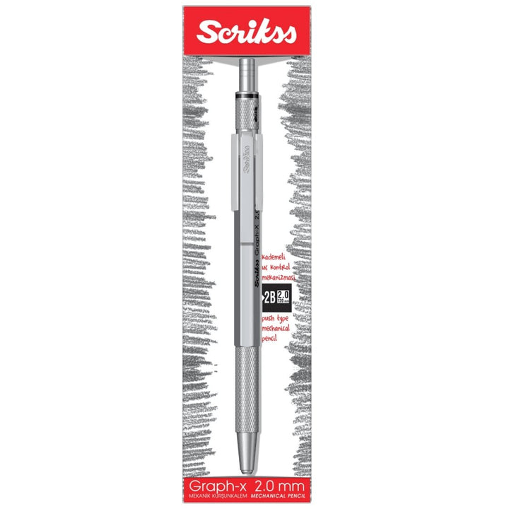 Scrikss Graph-X Mechanical Pencil 2MM - SCOOBOO - 66338 - Mechanical Pencil