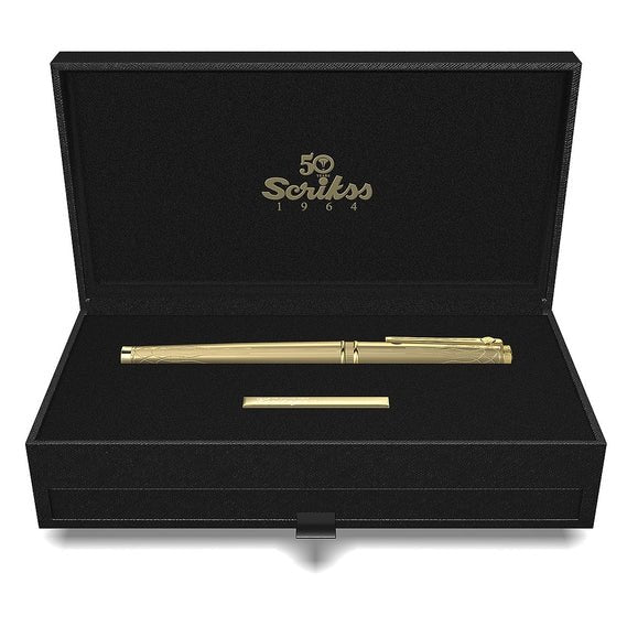 Scrikss Heritage Gold-GT Roller Pen - SCOOBOO - 80808 - Roller ball Pen