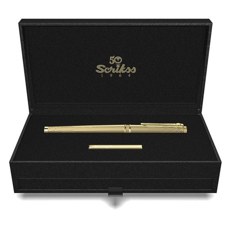 Scrikss Heritage Gold-GT Roller Pen - SCOOBOO - 80808 - Roller ball Pen
