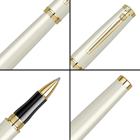 Scrikss Heritage Ivory Gold-GT Rollerball Pen - SCOOBOO - 84011 - Roller ball Pen