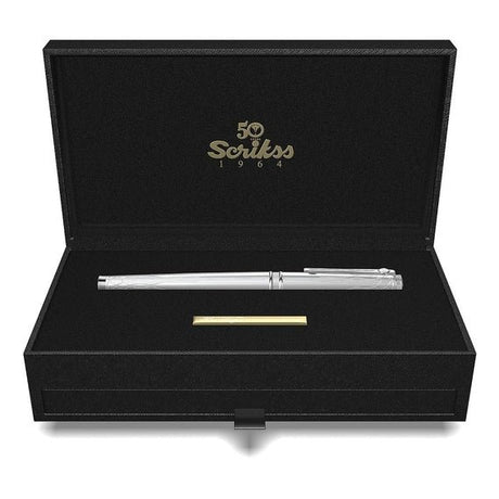 Scrikss Heritage Platinum-PT Roller Pen - SCOOBOO - 80785 - Roller ball Pen