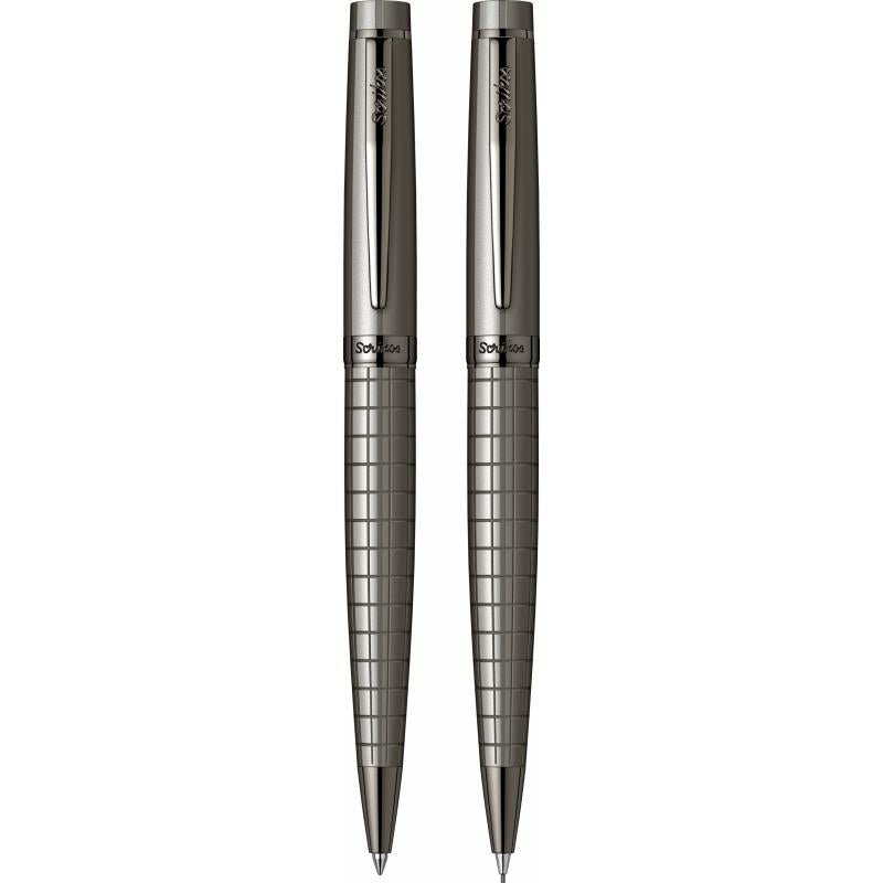 Scrikss Honor 38- BP+MP Set Black Chrome - SCOOBOO - 71752 - Ball Pen