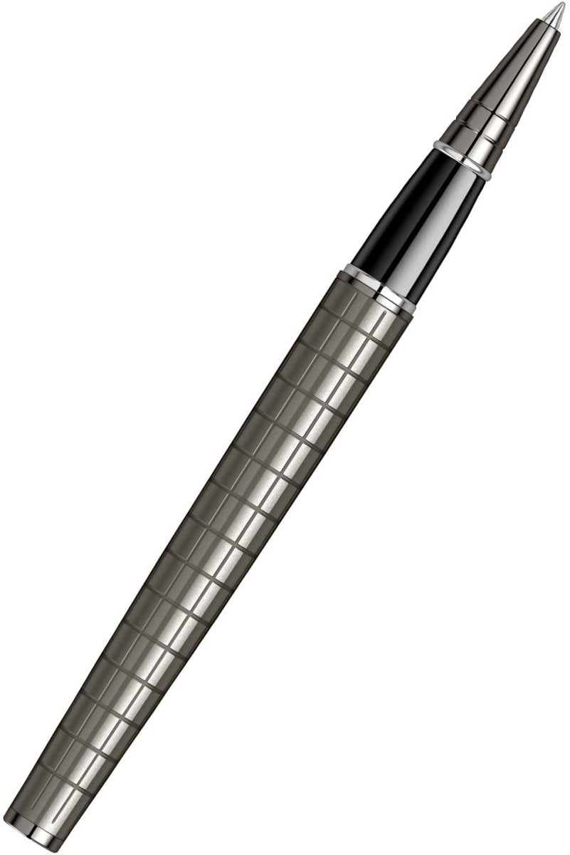 Scrikss Honour 38 Carbon Grey With Chrome Plated Trims Roller Pen - SCOOBOO - 71738 - Roller ball Pen