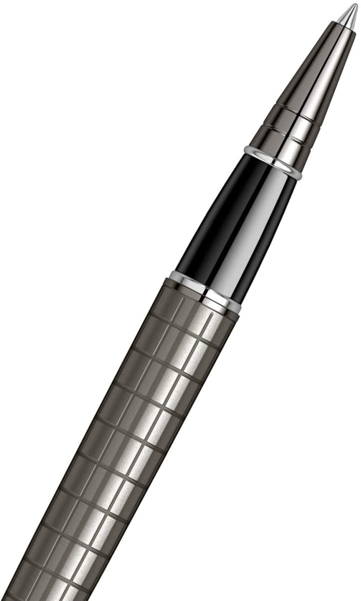 Scrikss Honour 38 Carbon Grey With Chrome Plated Trims Roller Pen - SCOOBOO - 71738 - Roller ball Pen
