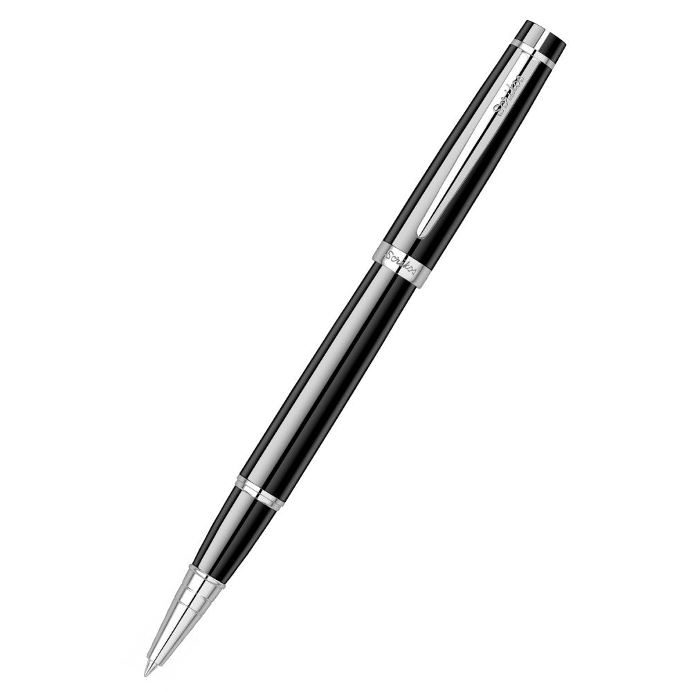 Scrikss Honour 38 Glossy Black With Chrome Plated Trims Roller ball Pen - SCOOBOO - 62385 - Roller Ball Pen