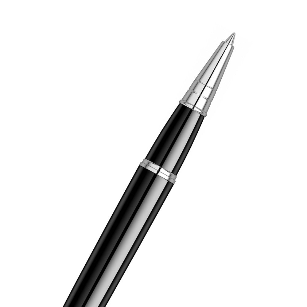 Scrikss Honour 38 Glossy Black With Chrome Plated Trims Roller ball Pen - SCOOBOO - 62385 - Roller Ball Pen