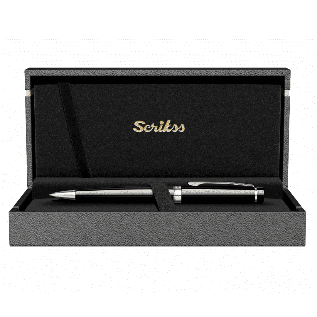 Scrikss Honour Black Chrome BP - SCOOBOO - 62330 - Premium Pen