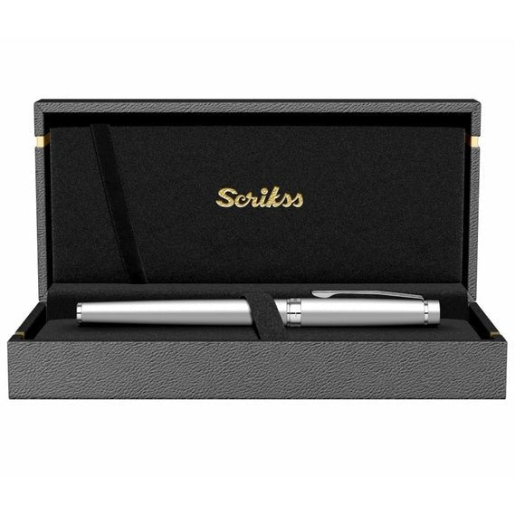 Scrikss Honour Matt Chrome CT Roller Pen - SCOOBOO - 62415 - Roller ball Pen