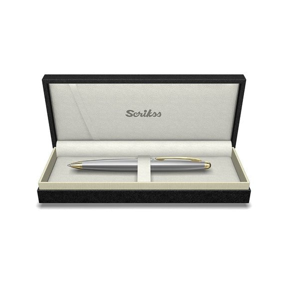 Scrikss Knight Gold Chrome Ball Pen - SCOOBOO - 57138 - Ball Pen