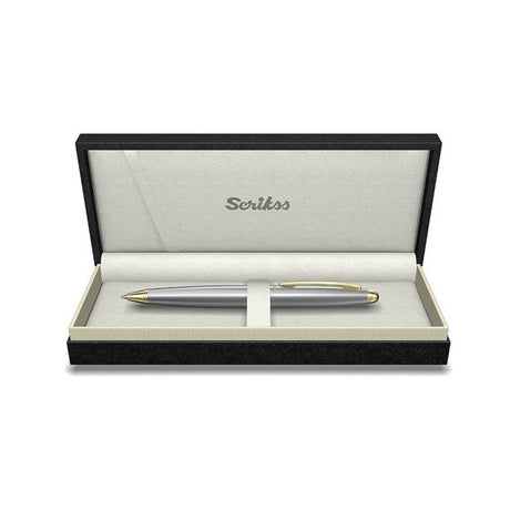 Scrikss Knight Gold Chrome Ball Pen - SCOOBOO - 57138 - Ball Pen