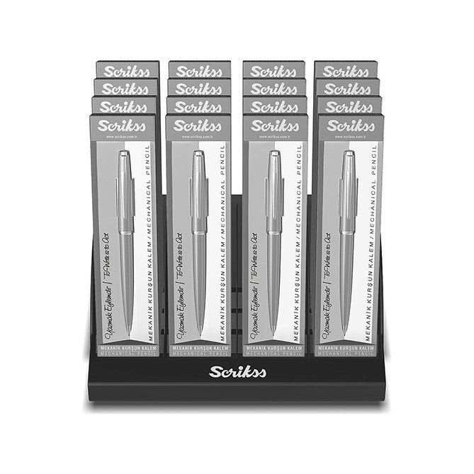 Scrikss Metropolis 78M Stainless Steel CT Mechanical Pencil - SCOOBOO - 54250 - Mechanical Pencil