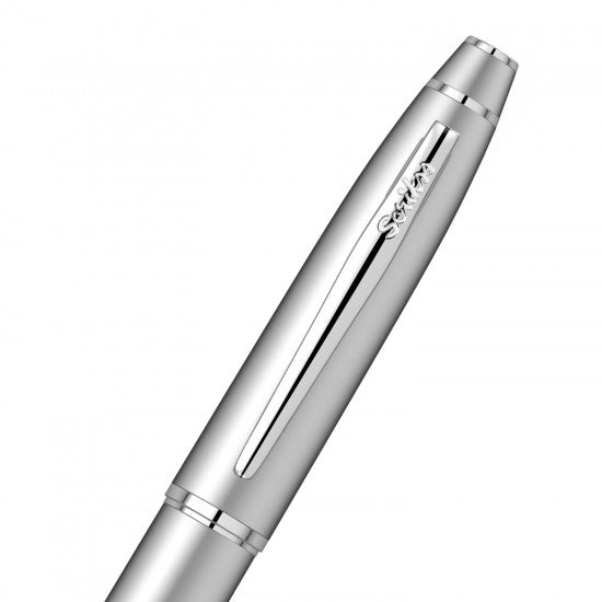 Scrikss Noble 35 Matte Chrome-CT Ballpoint Pen - SCOOBOO - 54151 - Ball Pen