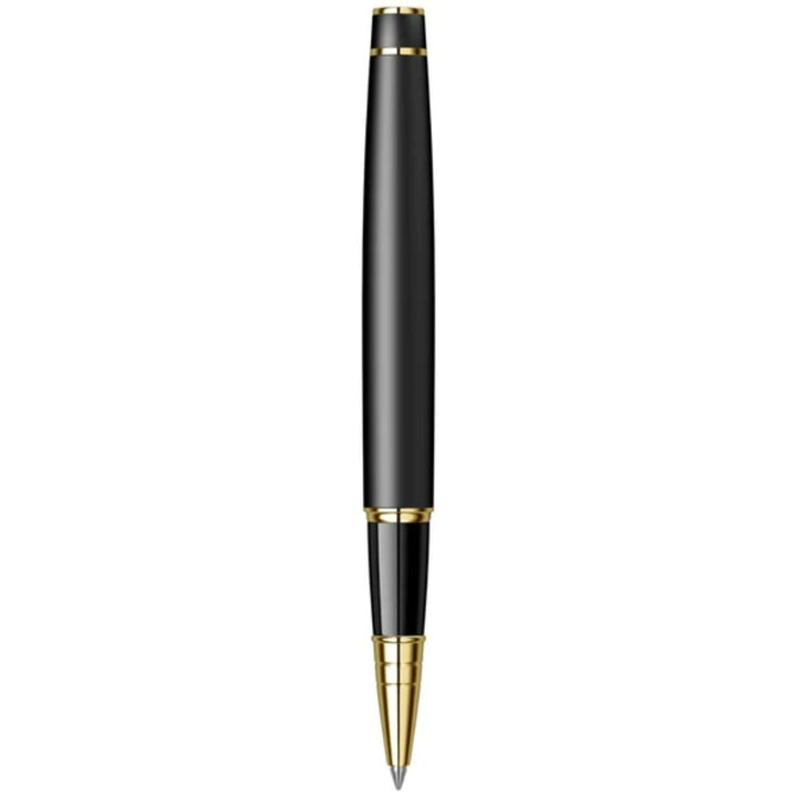 Scrikss Noble 35 Roller Ball Matt Black Gold Pen - SCOOBOO - 85940NIS - Roller Ball Pen