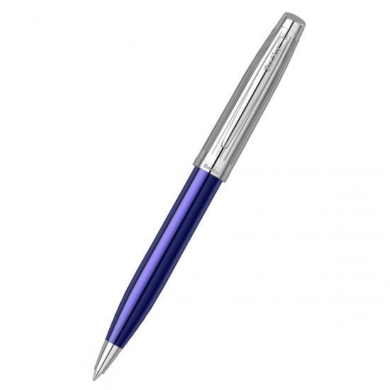 Scrikss Oscar 39 Blue Chrome-CT Ballpoint Pen - SCOOBOO - 66772 - Ball Pen