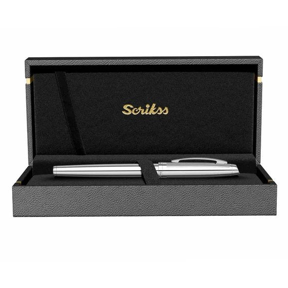 Scrikss Oscar-39 Chrome CT Roller Pen - SCOOBOO - 66703 - Roller ball Pen