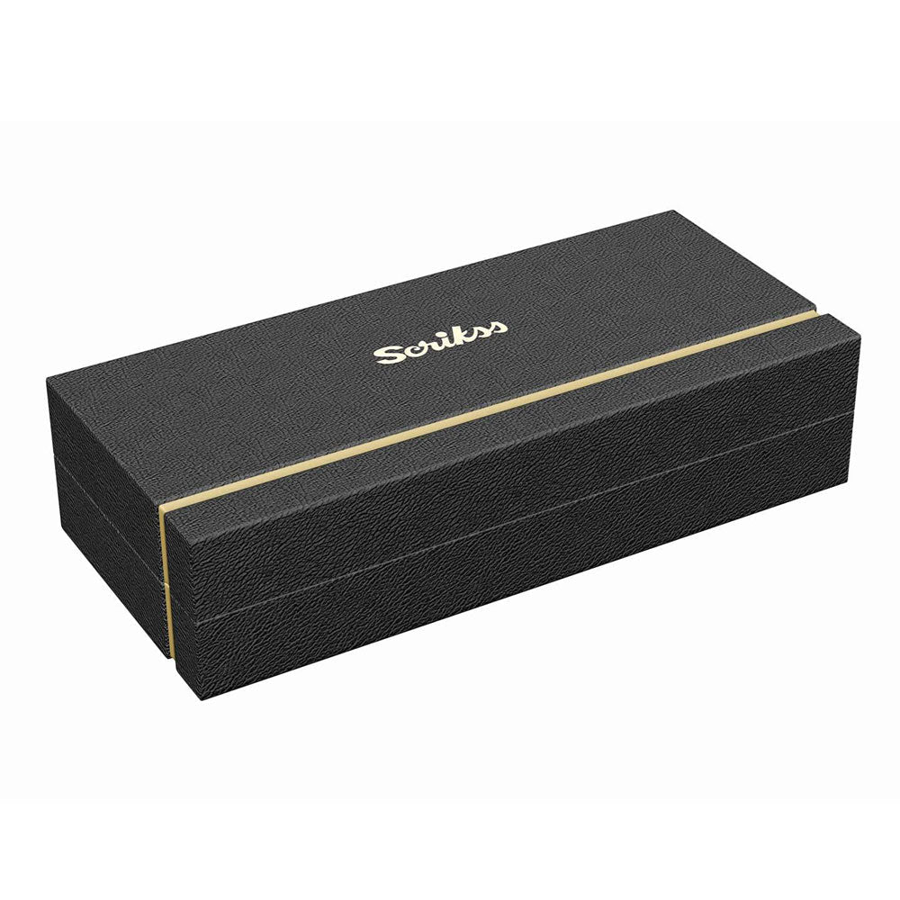 Scrikss Oscar 39 Gold Chrome FP+BP Set - SCOOBOO - 66895 - Fountain Pen