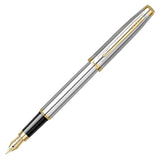 Scrikss Oscar 39 Gold Chrome FP+BP Set - SCOOBOO - 66895 - Fountain Pen