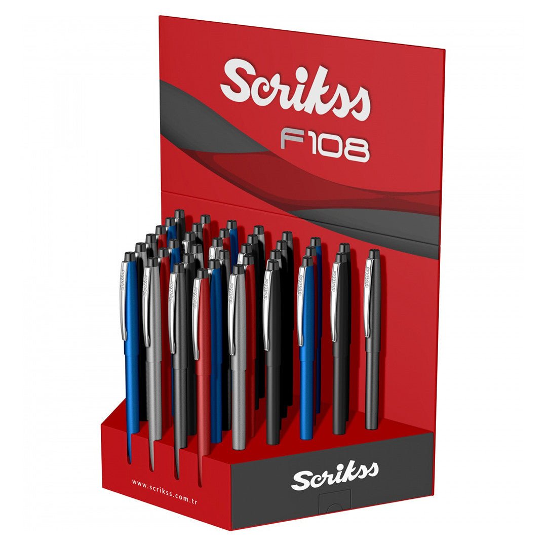 Scrikss Stylus T108 Blue CT Ball Pen - SCOOBOO - 81720 - Roller ball Pen