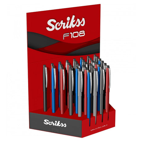 Scrikss Stylus T108 Blue CT Ball Pen - SCOOBOO - 81720 - Roller ball Pen