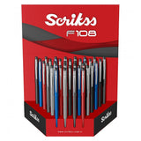 Scrikss Stylus T108 Smoke Grey CT Ball Pen - SCOOBOO - 81737 - Roller ball Pen